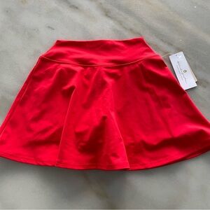 NWT Spiritual Gangster skort Vibrant Red Women's Skirt size XS